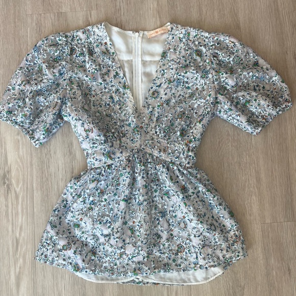 Tory Burch Soleil Floral Blouse - Picture 1 of 3